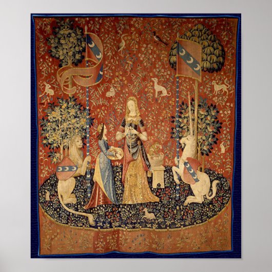 The Lady and the Unicorn Poster (Voorkant)