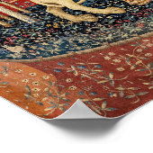 The Lady and the Unicorn, Taste Poster (Hoek)