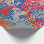 The Lady en de Unicorn/A Mon Seul Desir Cadeaupapier (Hoek)