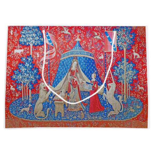 The Lady en de Unicorn/A Mon Seul Desir Groot Cadeauzakje (Voorkant)