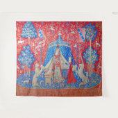 The Lady en de Unicorn/A Mon Seul Desir Wandkleed (Voorkant (horizontaal))