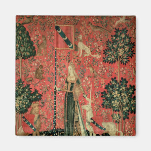 The Lady en de Unicorn: 'Aanraakscherm' Magneet