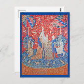 The Lady en de Unicorn Briefkaart (Voorkant / Achterkant)