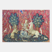 The Lady en de Unicorn Inpakpapier Vel (Voorkant 3)