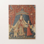 The Lady en de Unicorn Legpuzzel (Verticaal)