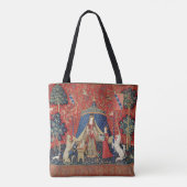 The Lady en de Unicorn: "Naar mijn enige wens" Tote Bag (Achterkant)