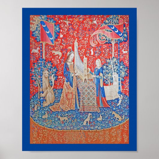 The Lady en de Unicorn Poster (Voorkant)