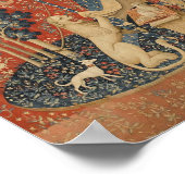 The Lady en de Unicorn Poster (Hoek)