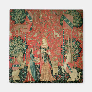 The Lady en de Unicorn: "Ruik" Magneet