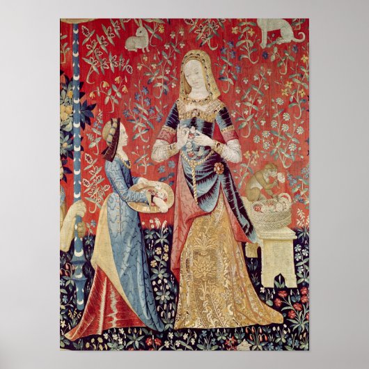 The Lady en de Unicorn: 'Ruik' Poster (Voorkant)