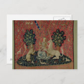 The Lady en de Unicorn: 'Sight' Briefkaart (Voorkant / Achterkant)