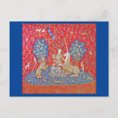 The Lady en de Unicorn/Sight Briefkaart (Voorkant)
