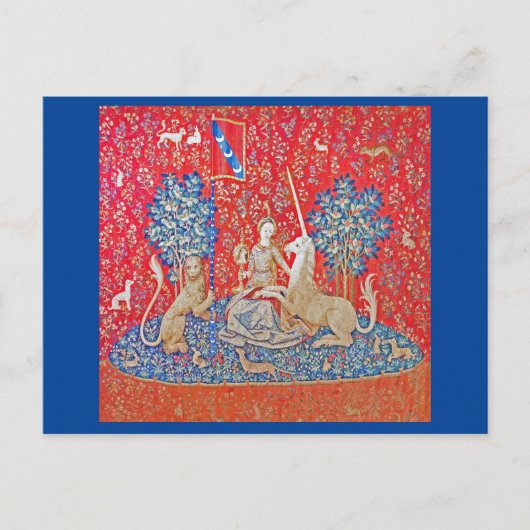 The Lady en de Unicorn/Sight Briefkaart (Voorkant)