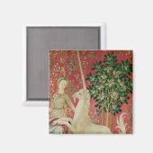 The Lady en de Unicorn: 'Sight' Magneet (Voorkant / Achterkant)
