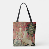 The Lady en de Unicorn: 'Sight' Tote Bag (Achterkant)