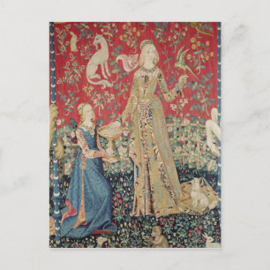 The Lady en de Unicorn: 'Smaak' Briefkaart