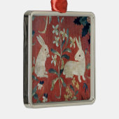 The Lady en de Unicorn: "Smaak" Metalen Ornament (Rechts)