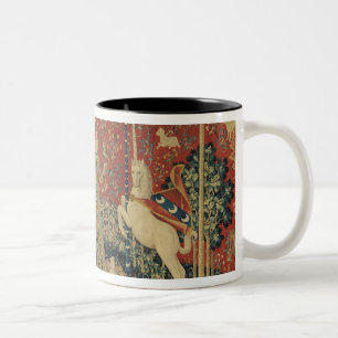 The Lady en de Unicorn: "Smaak" Tweekleurige Koffiemok