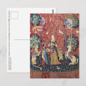 The Lady en de Unicorn, Smell Briefkaart (Voorkant / Achterkant)