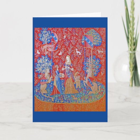 The Lady en de Unicorn/Smell Kaart (Voorkant)