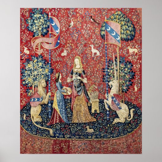 The Lady en de Unicorn, Smell Poster (Voorkant)