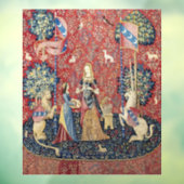 The Lady en de Unicorn, Smell Raamsticker (Vel 3)