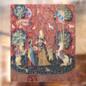 The Lady en de Unicorn, Smell Raamsticker (Vel 2)