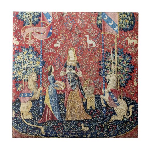 The Lady en de Unicorn, Smell Tegeltje (Voorkant)