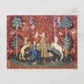 The Lady en de Unicorn, Taste Briefkaart (Voorkant)