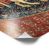 The Lady en de Unicorn, Taste Foto Afdruk (Hoek)