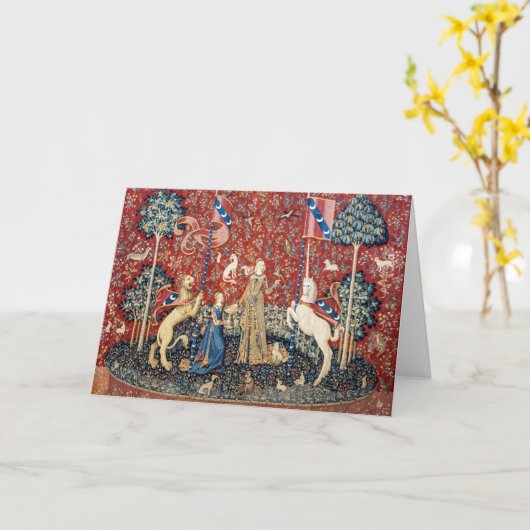 The Lady en de Unicorn, Taste Kaart (Gele Bloem)