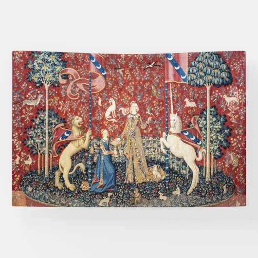 The Lady en de Unicorn, Taste Spandoek (Horizontaal)