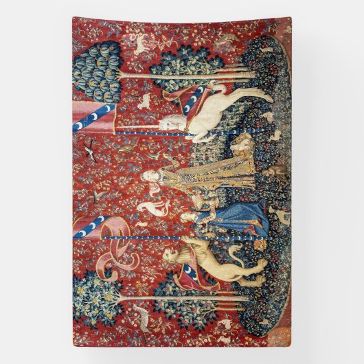 The Lady en de Unicorn, Taste Spandoek (Verticaal)