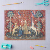 The Lady en de Unicorn, Taste Tissuepapier (Craft)