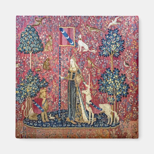 The Lady en de Unicorn, Touch Magneet (Voorkant)