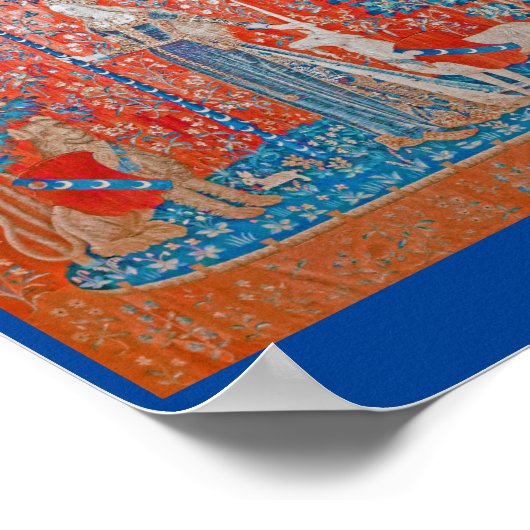 The Lady en de Unicorn/Touch Poster (Hoek)