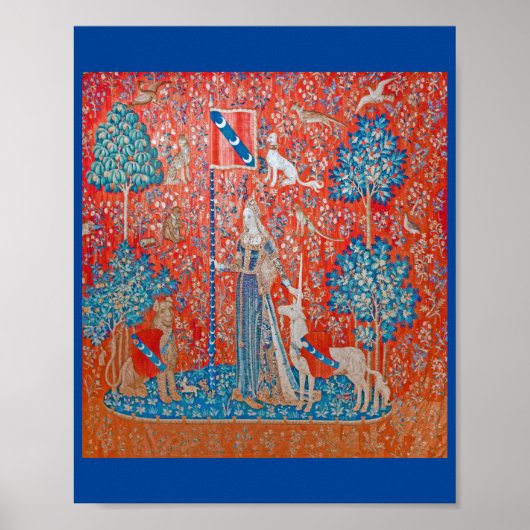 The Lady en de Unicorn/Touch Poster (Voorkant)