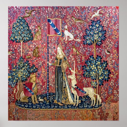 The Lady en de Unicorn, Touch Poster (Voorkant)