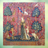 The Lady en de Unicorn, Touch Raamsticker (Vel 3)