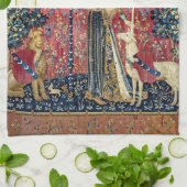 The Lady en de Unicorn, Touch Theedoek (Gevouwen)