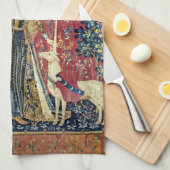 The Lady en de Unicorn, Touch Theedoek (Quarter Fold)