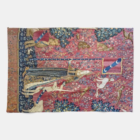 The Lady en de Unicorn, Touch Theedoek (Horizontaal)