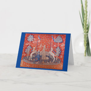 The Lady en Unicorn/Taste Kaart