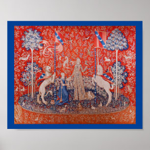 The Lady en Unicorn/Taste Poster