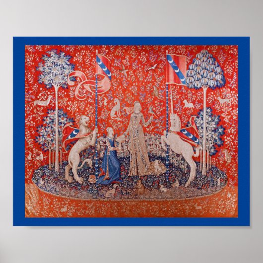 The Lady en Unicorn/Taste Poster (Voorkant)