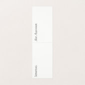 The Lady houdt van honden en katten Visitekaartje (Binnenkant ongevouwen)