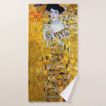 The Lady in Gold, Gustav Klimt Badhanddoek<br><div class="desc">Gustav Klimt (14 juli 1862 - 6 februari 1918) was een Oostenrijkse symboliek schilder en een van de meest prominente leden van de Wenen Secessiebeweging. Klimt wordt genoteerd voor zijn schilderijen, moorden, schetsen en andere voorwerpen. Klimt's hoofdvak was het lichaam van het vrouw, en zijn werk wordt gekenmerkt door een...</div>