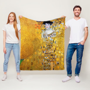 The Lady in Gold, Gustav Klimt Fleece Deken