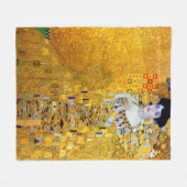 The Lady in Gold, Gustav Klimt Fleece Deken (Voorkant (Horizontaal))