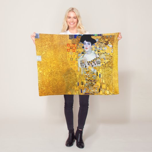 The Lady in Gold, Gustav Klimt Fleece Deken (In situ)